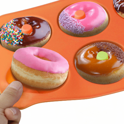 Moule à Donuts - SoftBake™ - Orange - patisseriebon