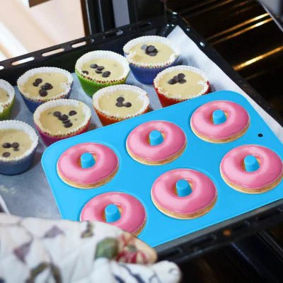 Moule à Donuts - SoftBake™ - Bleu - patisseriebon