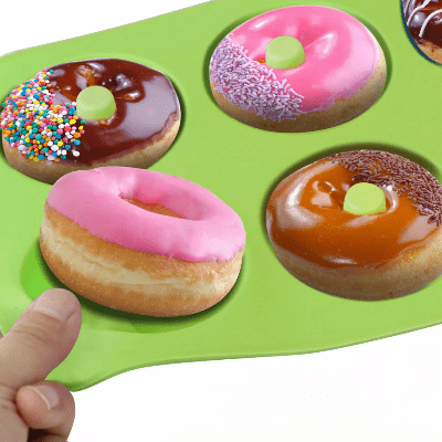 Moule à Donuts - SoftBake™ - Vert - patisseriebon
