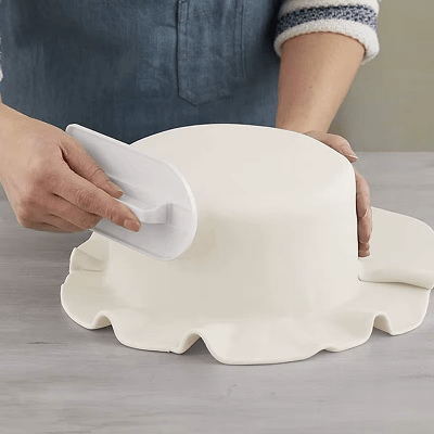Accessoire Patisserie - CakeSmootherPolisher™ - Blanc - patisseriebon
