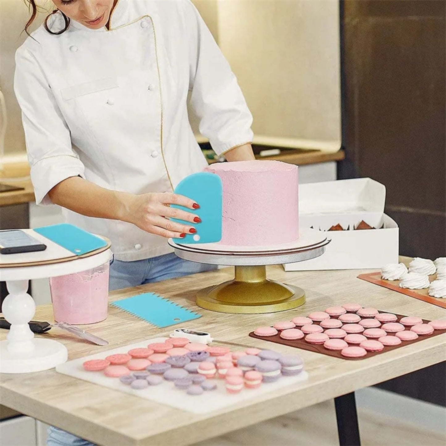 KIT PATISSERIE - CakeCraftKit™ - Bleu - patisseriebon