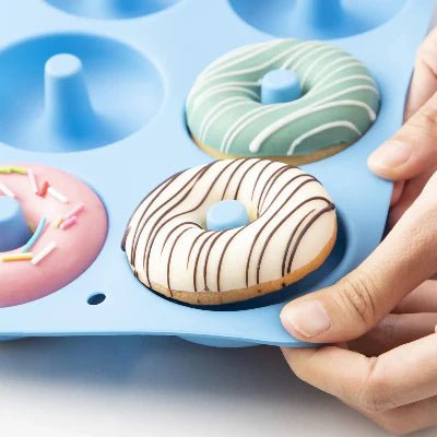 Moule à Donuts - SoftBake™ - Bleu - patisseriebon