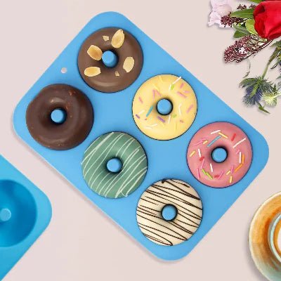 Moule à Donuts - SoftBake™ - Bleu - patisseriebon